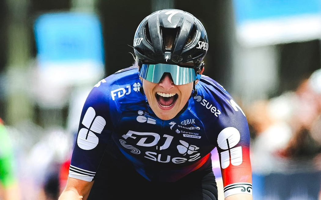 NZ cyclist Wollaston powers to maiden World Tour win