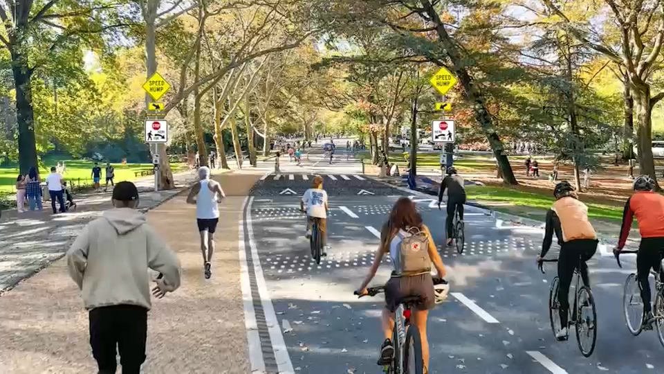 Central Park loop getting redesign to improve safety and separate pedestrians from cyclists