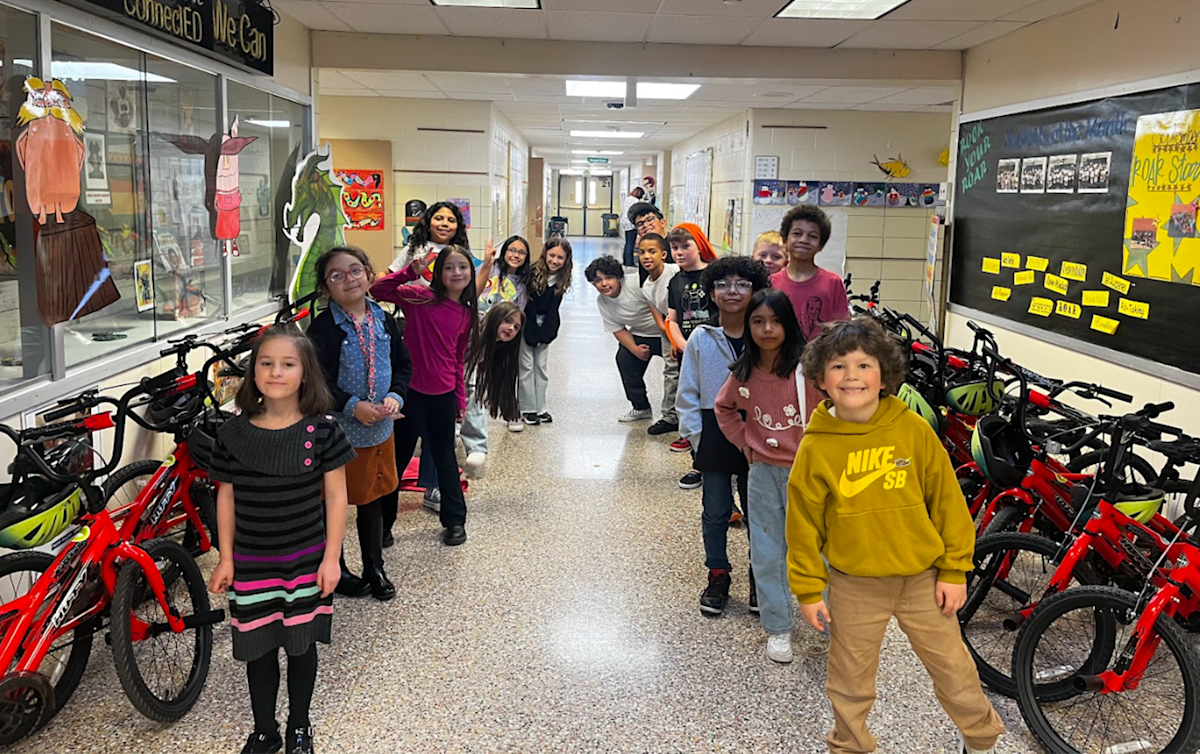 Leroy Elementary continues sharing bikes with students