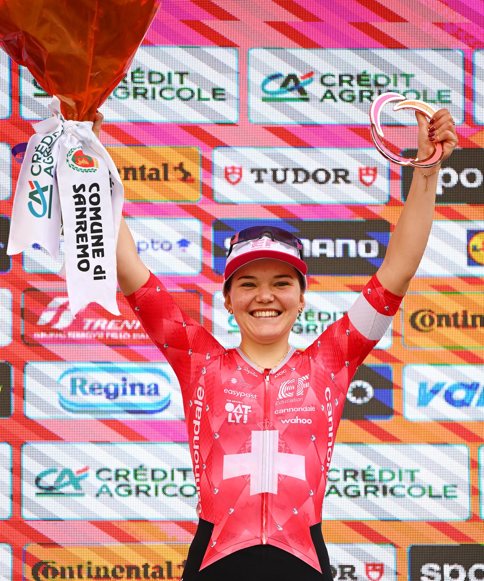 Noemi Rüegg finishes third at Sanremo Women