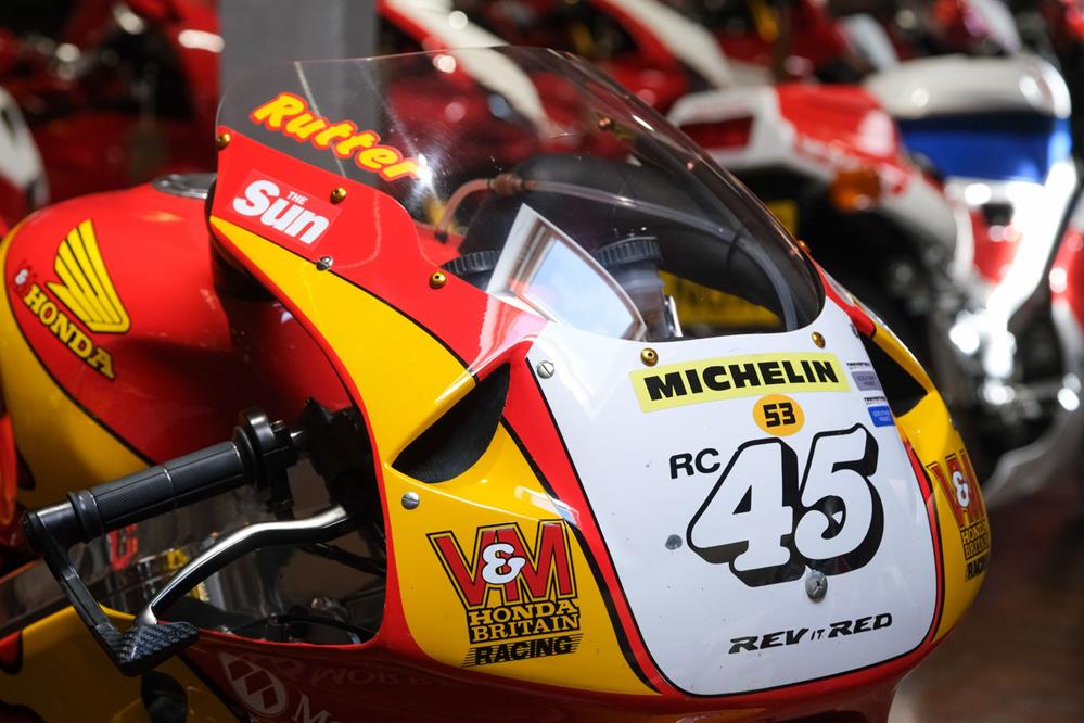 Isle of Man TT winning Honda RVF750 RC45 ridden by Michael Rutter for sale at a cool £65,000